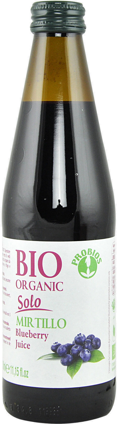 PROBIOS Bio Organic - Solo Succo Di Mirtillo 330ml