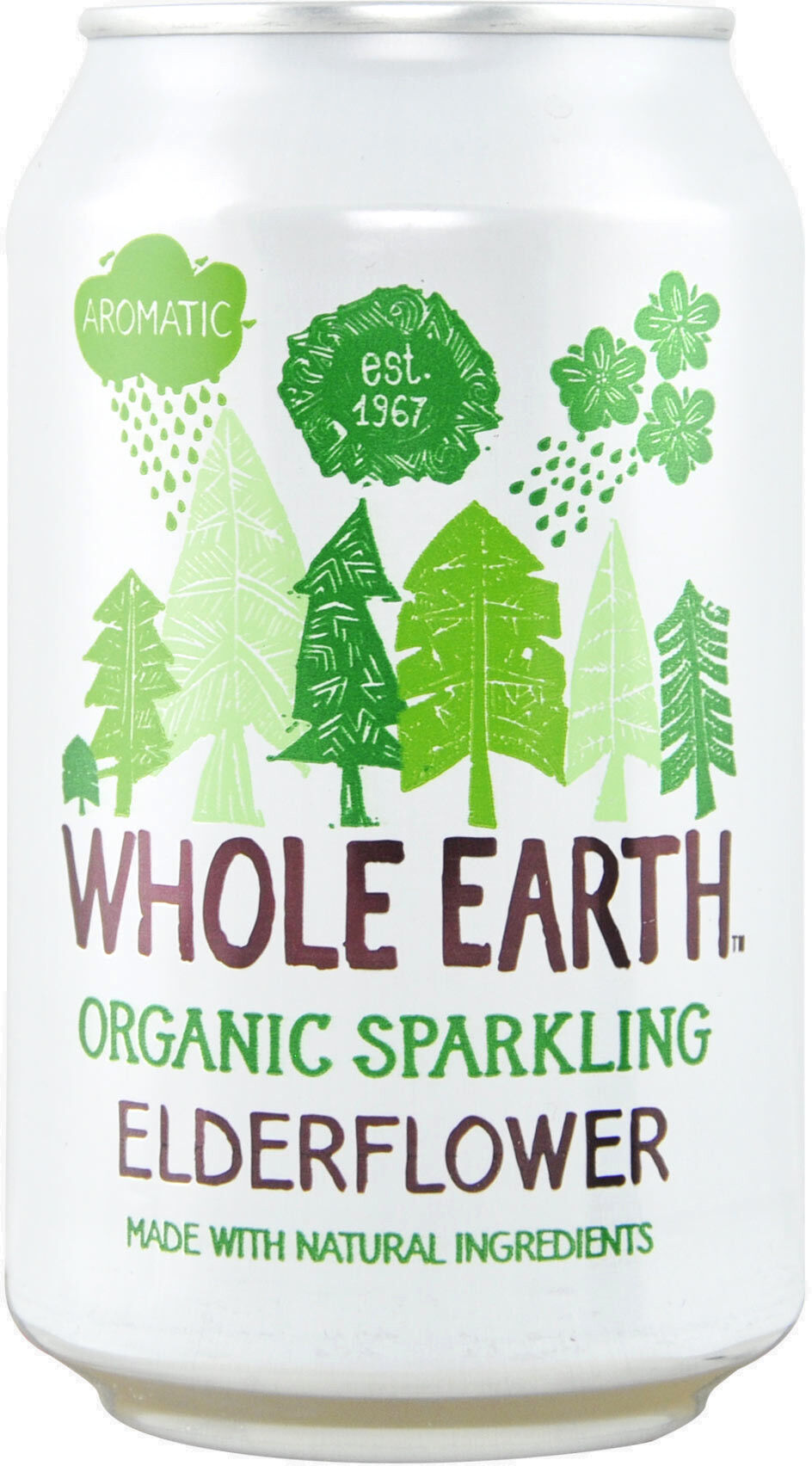 PROBIOS Whole Earth - Organic Sparkling Elderflower (Bio Sambuco) 330ml