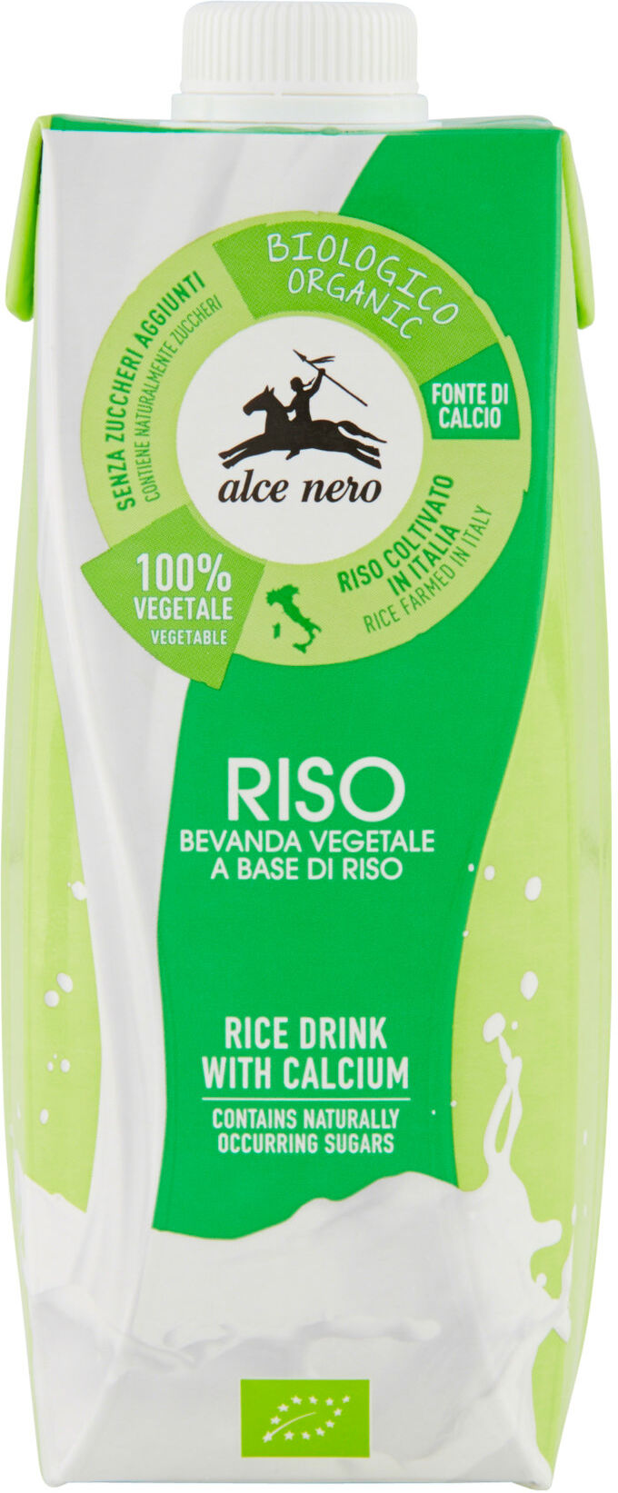 ALCE NERO Bevanda Vegetale A Base Di Riso 500 Ml