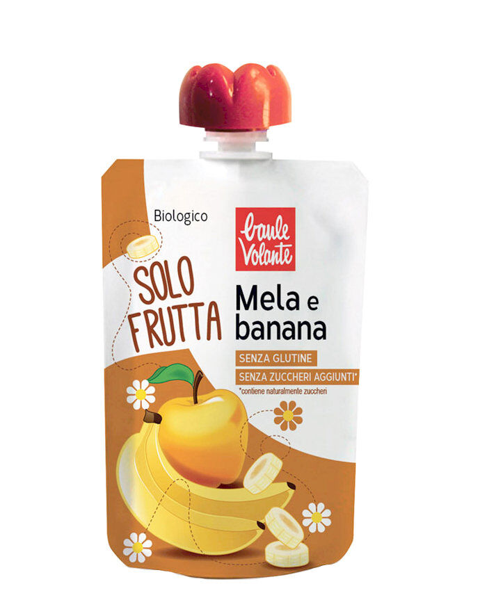 BAULE VOLANTE Solo Frutta - Mela E Banana 1 Cheer-Pack Da 100 Grammi