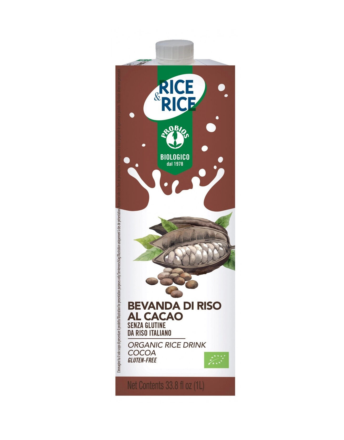 PROBIOS Rice & Rice - Drink Bevanda Di Riso Al Cacao 1000ml