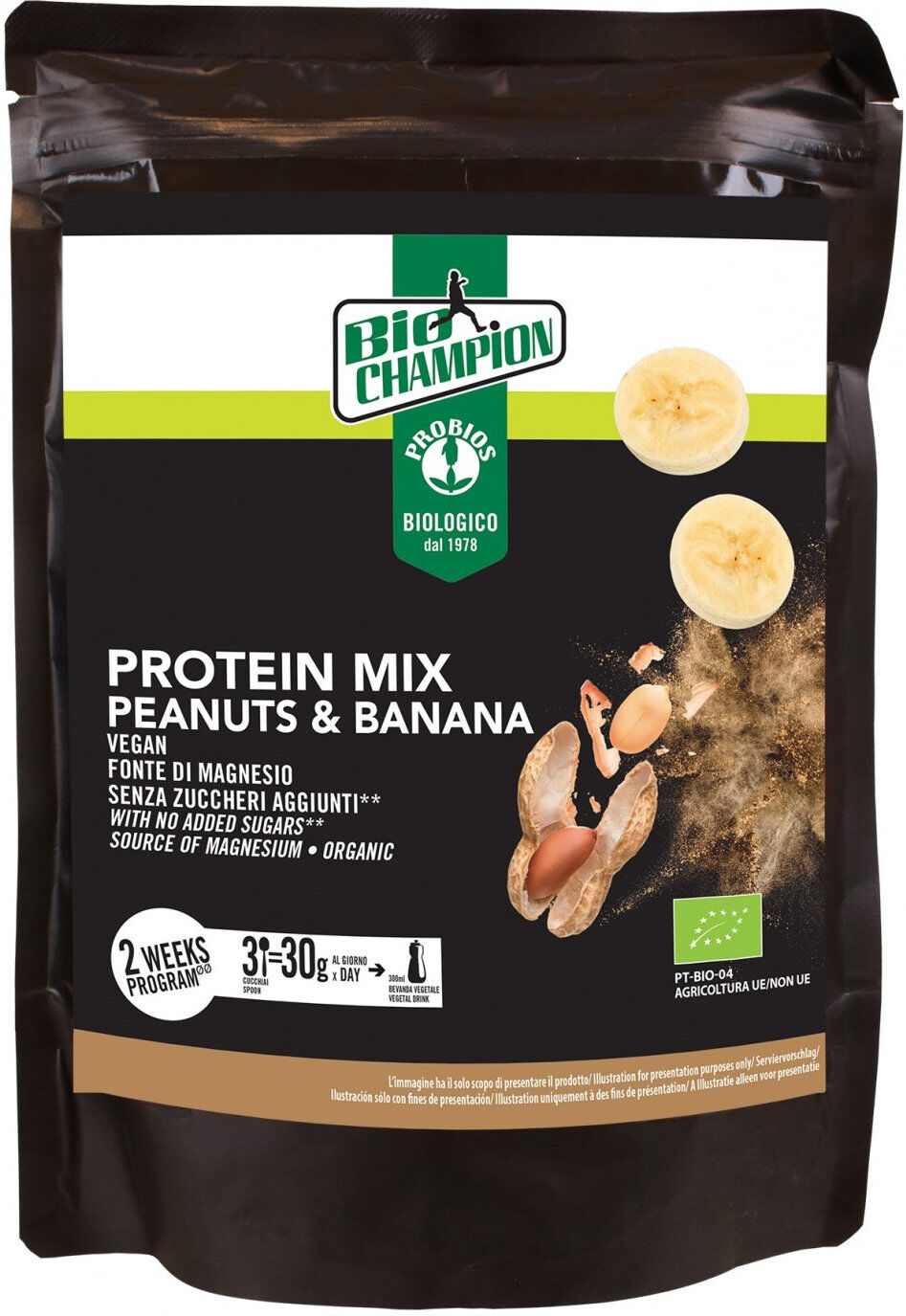 PROBIOS Protein Mix Peanuts & Banana 420 Grammi