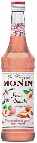 Monin Sirop Peche Blanche