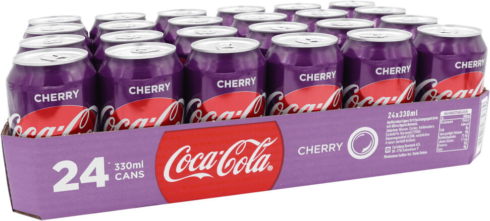 Coca-Cola Coca Cola cherry 330 ml. / tray 24 blikken