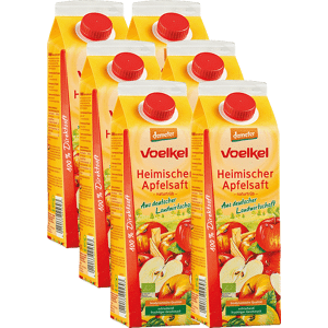 Voelkel Eplesaft Ø Demeter - 6 x 1000 ml - 0 Kg