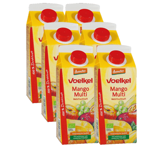 Voelkel Mango multisaft Ø, Demeter - 6 x 750 ml - 0 Kg