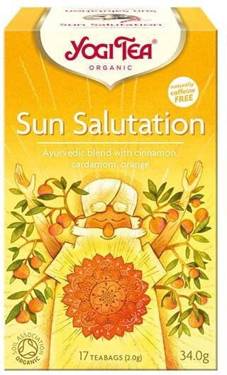 Yogi tea sun salutation