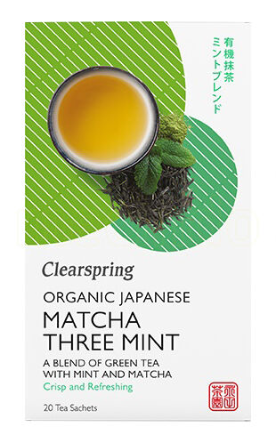 Clearspring Matcha Three Mint Te Ø - 36 g