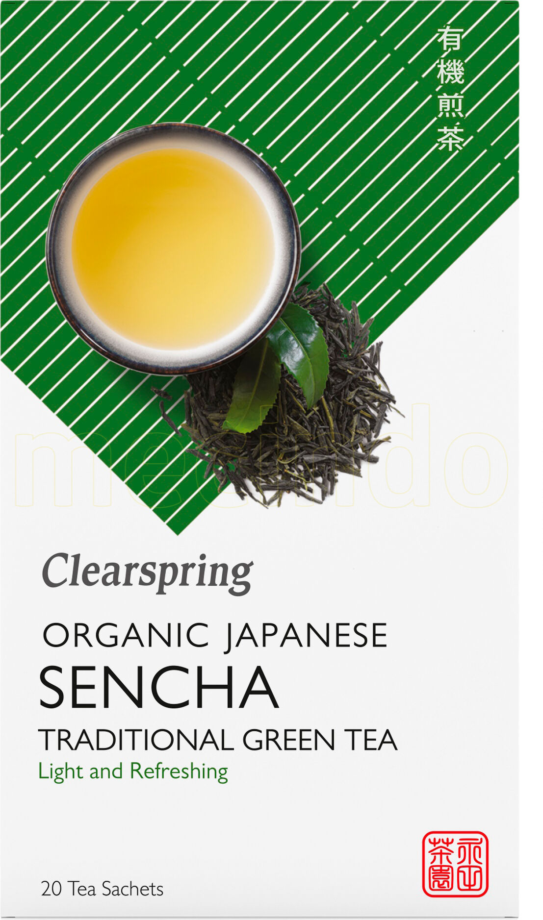 Clearspring Japansk Sencha Grøn Te Ø - 20 Poser