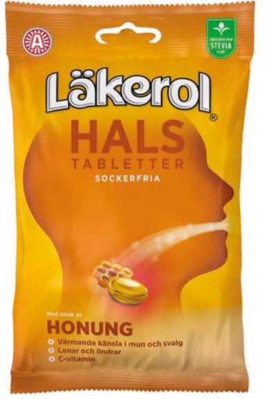 Lakerol Halspastiller Med Smak Av Honning 18stk