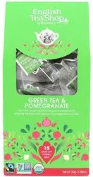 English Tea Shop Green Tea & Pomegranate fra English Tea Shop Ø – 15 pyramidepose