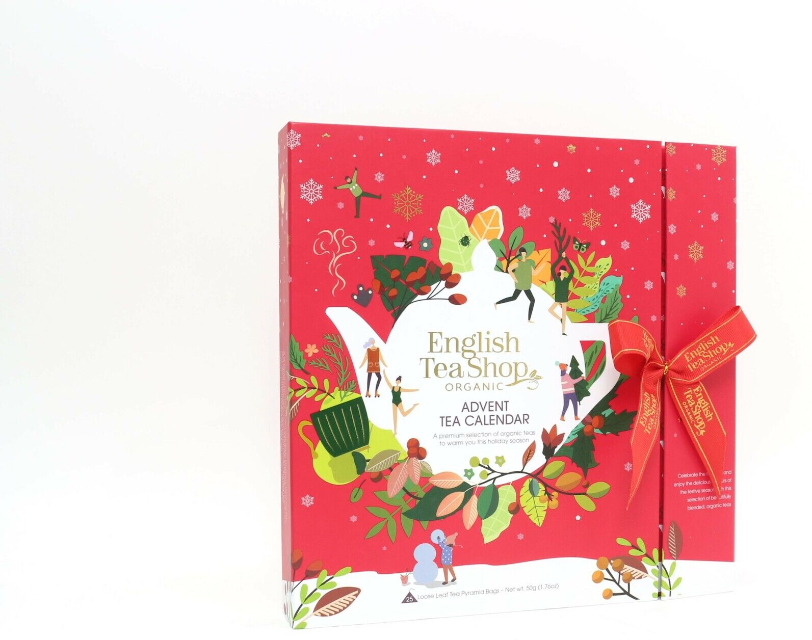 English Tea Shop Ets Book Style Red Adventskalender