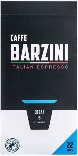 Barzini Kawa w kapsułkach do Nespresso® Caffe Barzini „Decaf“, 22 szt.