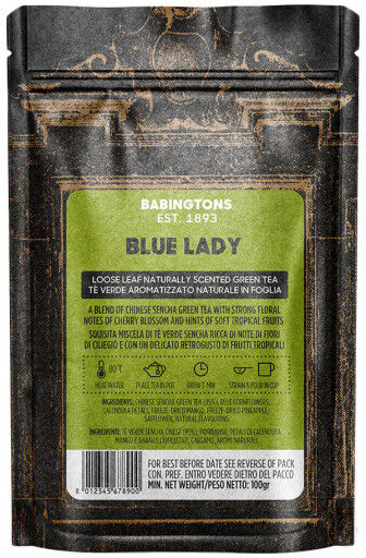 Babingtons Herbata zielona Babingtons "Madame Blue Lady", 100 g