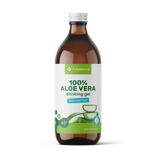 FutuNatura 100% Gel de Aloe Vera - stomac și digestie, 500 ml