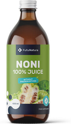 FutuNatura 100% Suc de Noni - sistemul imunitar, 1000 ml