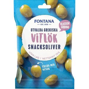 Fontana Grekiska Snacksoliver Vitlök 70 g