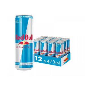 Red Bull 12x Energidryck, 473 Ml, Sockerfri