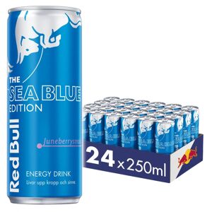 24 X Red Bull Energidryck 250 Ml Sea Blue