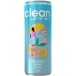 Clean Drink 330 Ml Pink Grape