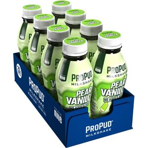 8 X Njie Propud Protein Milkshake 330 Ml Pear Vanilla