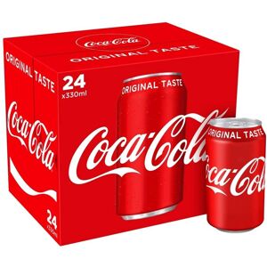 Coca Cola Coca-Cola Original Taste Cans, 24 x 330ml