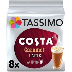 Tassimo Costa Caramel Latte Coffee Pods x8