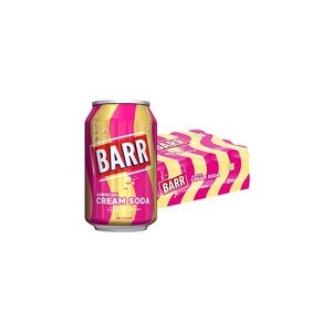 Barr since 1875, American Cream Soda, No Sugar Sparkling Soft Drink with a Creamy Tas