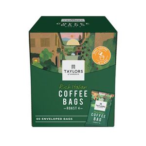 Taylor's Taylors of Harrogate Rich Italian Coffee Bags (Pack of 80) 6125