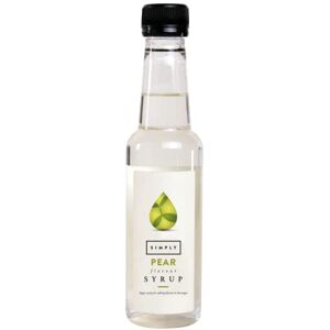 Simply Pear Syrup, Vegan & Nut Free Flavoured Syrup for Coffee, Cocktails & Baking (250ml)