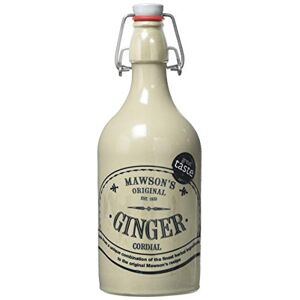 Mawson's Ginger Cordial, Real Root Ginger & Gentle Aftertaste, Handcrafted in Small Batches, No Artificial Sweeteners or Colours, Gluten Free, Vegan 500ml Stone Crock