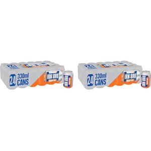 IRN-BRU Sugar-Free Diet, No Sugar & Low Calorie Fizzy Drinks Multipack Cans - 24 x 330ml Cans (Pack of 2)