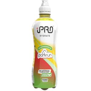 IPro Sports Holdings Ltd IPRO Hydrate - (12 x 500ml Bottles) Thirst-Quenchingly Healthy Hydration Drink, Placing Wellbeing At The Heart Of Its Chosen Ingredients. "Recommended By Park Run" (Mango)