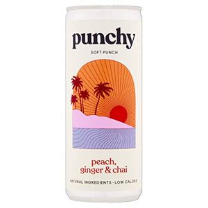 PUNCHY Premium Adult Soft Drinks (Peach & Ginger x 12)