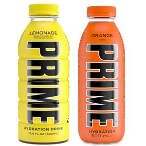 Blissify PRIME Hydration Sports Drink by Logan Paul & KSI - Lemonade + Orange - 500ml Bottle