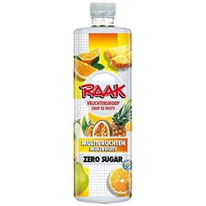 Raak Lemonade Sirup Multi Fruit Zero Sugar 0% Sugarfree Mix Original Dutch 750ML