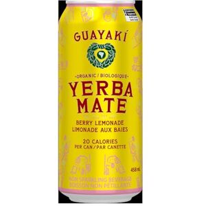 Guayaki Yerba Mate Energy Drink Berry Lemonade 458ml