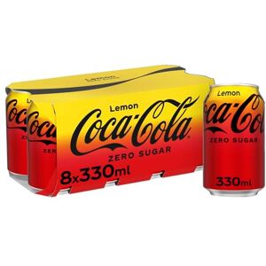 Coca-Cola Zero Sugar Coca Cola Zero Sugar Lemon 8 x 330ml