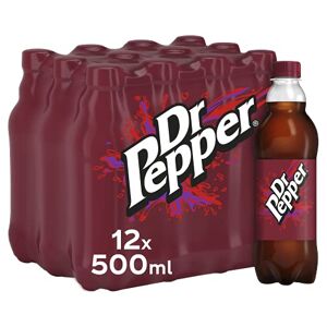 Dr Pepper Soft Drink Bottle 500 Ml (pack Of 24)