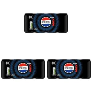 Pepsi Max Cans, 8 x 330ml (Pack of 3)