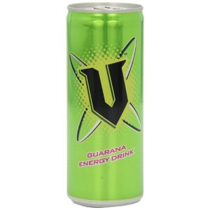 V Energy Sparkling Guarana Energy Drink - 24 x 250ml Cans - Made with Vitamins, Sugar and Sweeteners - Energy Drink with Guarana and Caffeine - Contains B Vitamins - Repair and Revitalise Your Body