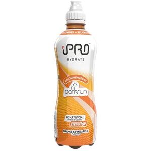 IPro Sports Holdings Ltd IPRO Hydrate - (12 x 500ml Bottles) Thirst-Quenchingly Healthy Hydration Drink, Placing Wellbeing At The Heart Of Its Chosen Ingredients. "Recommended By Park Run" (Orange & Pineapple)