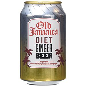 Old Jamaica Light Ginger Beer Can 300 ml (Pack of 24) (Packaging may vary)