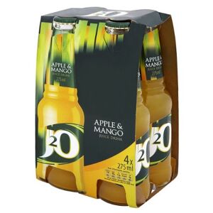 Britvic J2O Apple & Mango Fruit Juice Drink (24 x 275ml Glass Bottles)