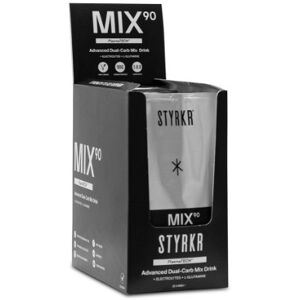 STYRKR MIX90 Caffeine Dual-Carb Energy Drink Mix - Box of 12 Black