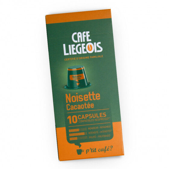 Café Liégeois Coffee capsules Café Liégeois "Noisette", 10 pcs.