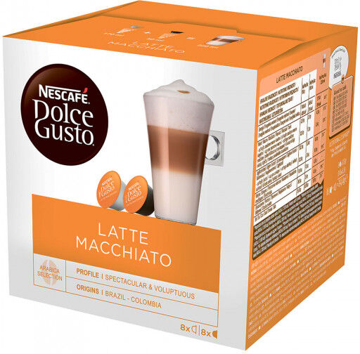 NESCAFÉ® Dolce Gusto® Coffee capsules NESCAFÉ Dolce Gusto "Latte Macchiato", 8+8 pcs.