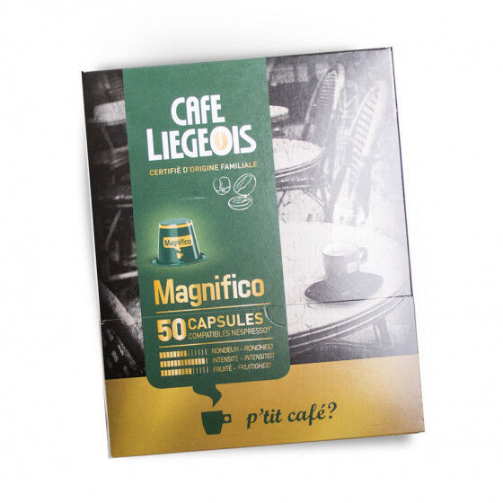 Café Liégeois Coffee capsules Café Liégeois "Magnifico", 50 pcs.