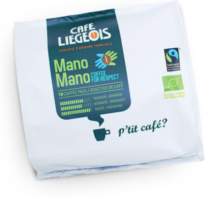 Café Liégeois Coffee pads Café Liégeois "Mano Mano", 18 pcs.