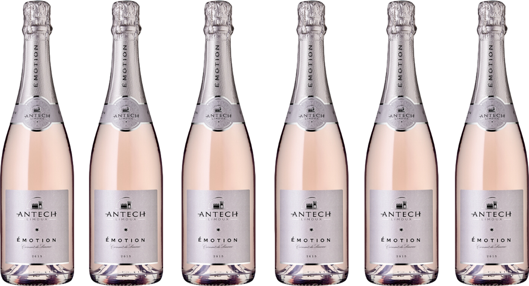 8Wines.de Antech Emotion Cremant de Limoux Rose 2019 6 Flaschenset